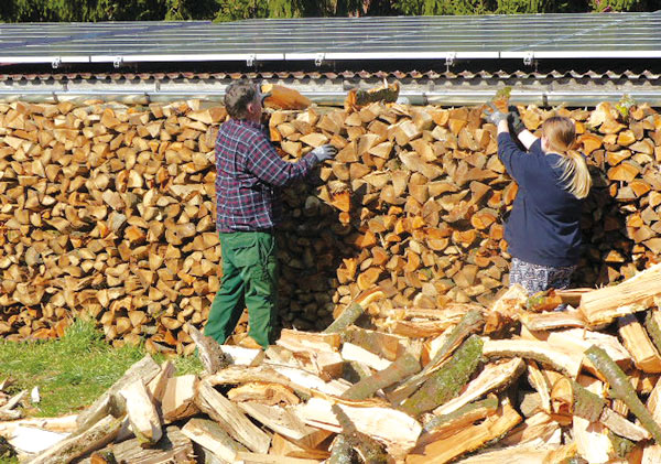 Energieversorgung Sonnenenergie & Holz